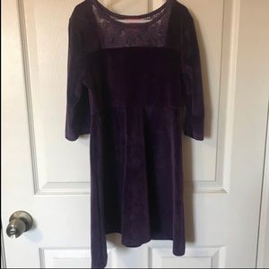 Velour Dress  7/8